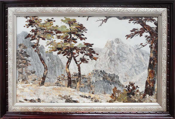 Неизвестный художник. Северокорейский пейзаж 